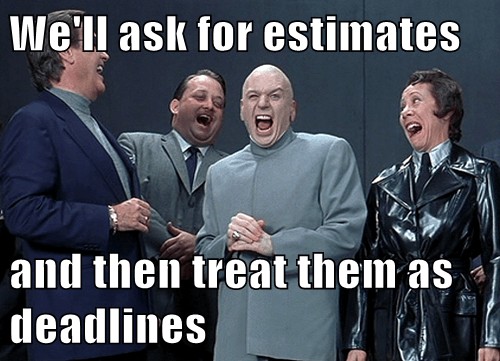 Dr. Evil meme ueber Story Points